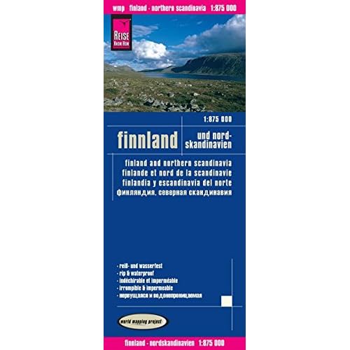 Finlandia y Norte de Escandinavia, mapa de carreteras impermeable. Escala 1:850.000. Reise Know-How. Finlandia y Norte de Escandinavia, mapa de carreteras impermeable. Escala 1:850.000. Reise Know-How.