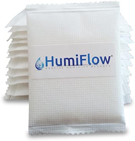Humidity packs. 2 WAY humidity control for curing &amp; storage of medical herbs 1 ounce or less Premium dispensory supplies at 63% RH. 12 Humidity Packets 8g each USE AIRTIGHT CONTAINERS! Choose HumiFlow