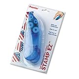 Premier EZ Stamp Affixer, Easy-to-Use - Stamps are Applied in One Convenient Swipe, Blue (PREDL32)