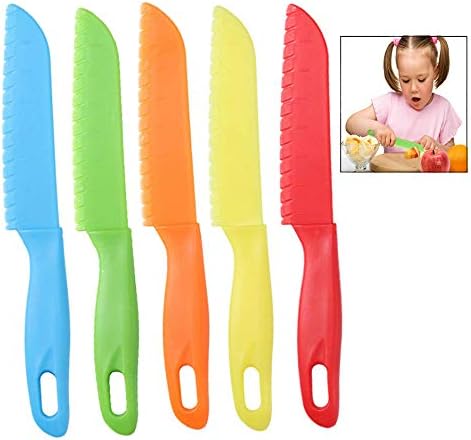 Juego de cuchillos de cocina Hirger Montessori, 46 piezas, para niños Juego de cuchillos de cocina Hirger Montessori, 46 piezas, para niños