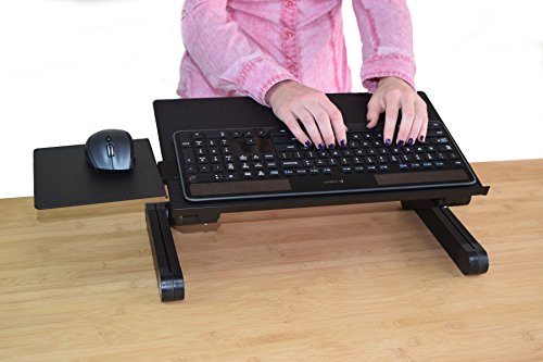 Adjustable Height Angle Ergonomic Standing Computer Keyboard Stand 