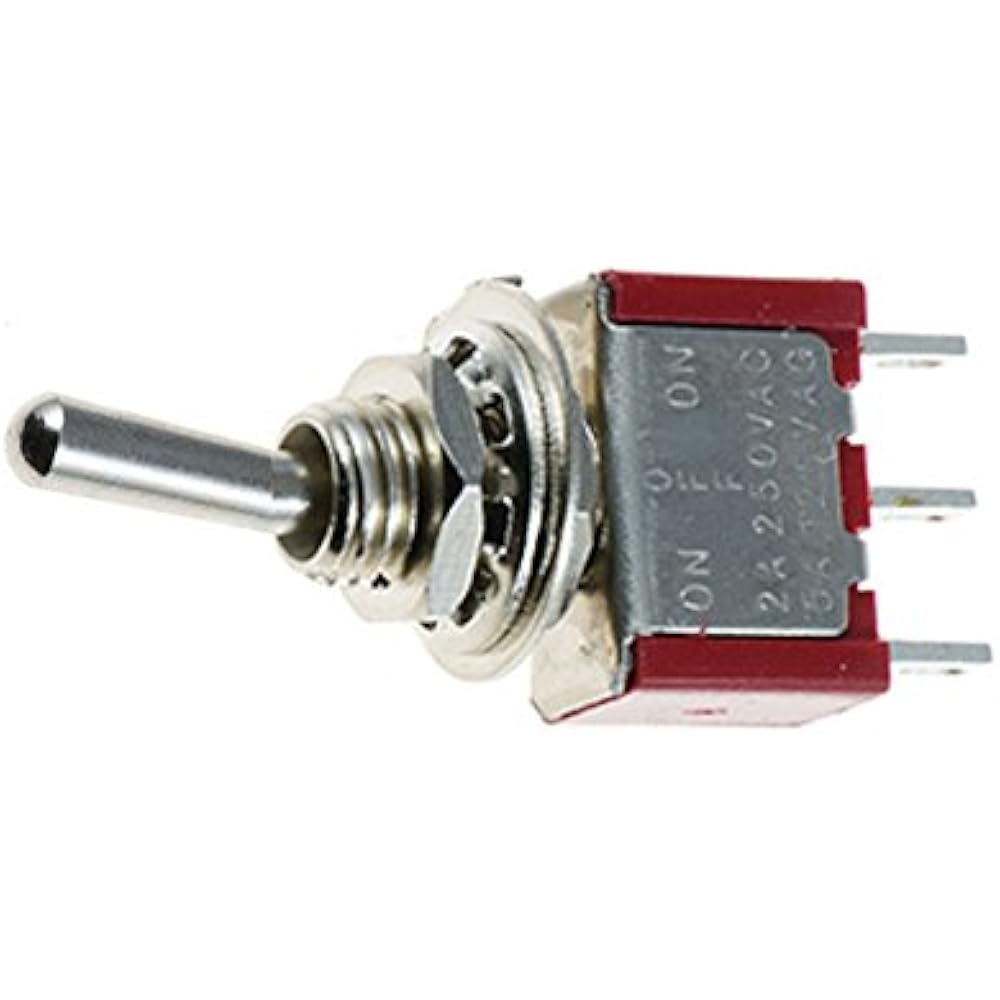 On/Off/On Mini Miniature Toggle Switch Car Dash Dashboard SPDT 3Pin