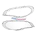 MotorFansClub Headlight Lens Fit For Compatible With BMW X5 E70 2007-2012 All Models 4-Door 1Pair