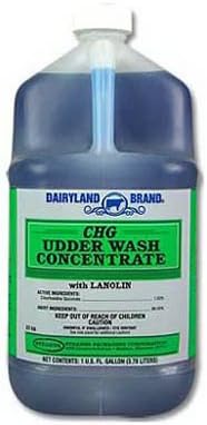 Stearns Packaging ST0058-DB-TL25 CHG Udder Washer or Washing With Lanolin, 1-Gal. Concentrate - Quantity 4