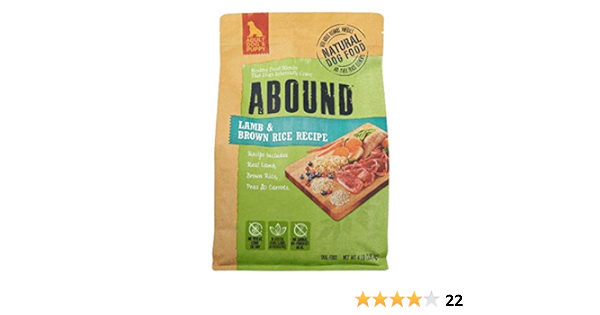 abound high protein dog food