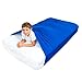 Special Supplies Sensory Bed Sheet for Kids Compression Alternative to Weighted Blankets - Breathable, Stretchy - Cool, Comfortable Sleeping Bedding -Blue (Queen)