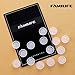 FAMILIFE 100 Pack Individual Eyelashes Extension Volume Lashes Fan New Design Speed Making Lashing Fan Glue Holder Supplies Tools