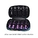 Rudmox 10 Bottles Essential Oil Carrying Case Holds for 5ml 10ml 15ml Storage Bag Travel Case (Maple leaf)