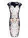 Vfemage Womens Elegant Floral Butterfly Print Casual Party Bodycon Dress