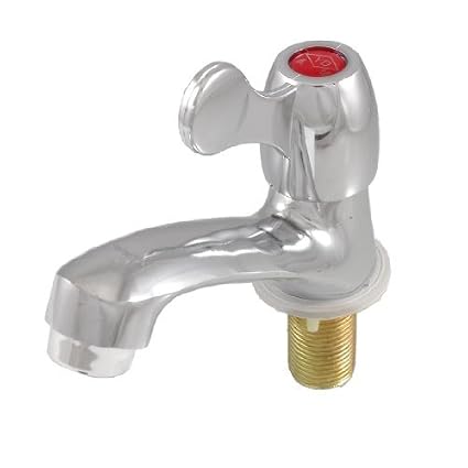 Edealmax Jardin Tap Ton Argent En Acier Inoxydable Robinet D