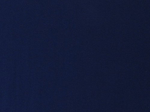 100% Organic Cotton Muslin Fabric - Dark Blue - By The Yard