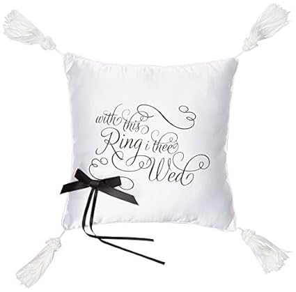 Amazon Com Lillian Rose With This Ring I Thee Wed Ring Pillow
