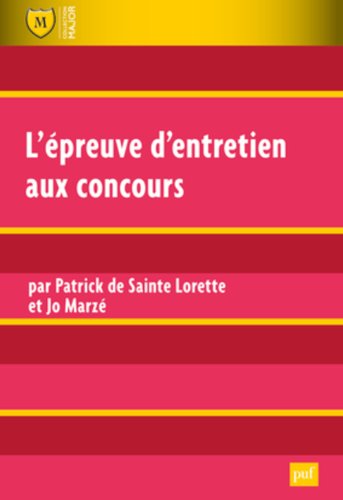 L' épreuve d'entretien aux concours
