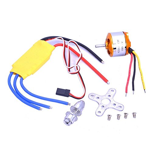 BWÂ® A2212 1000KV Outrunner Brushless Motor + 30A ESC Electric Speed Controller Set for RC Aircraft Plane Multi-copter Quadcopter