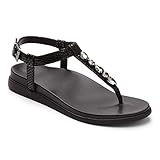 Vionic Palm Boca- Womens Sandal Black Snake - 9 Medium