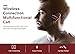MoKo Bluetooth Headphones, Wireless Earphones Earbuds with Mic & Siri IPX7 Waterproof Sweatproof HD Stereo Sports 8 Hour Battery Noice Cancelling Headset for Gym Running, Workout, Exercise, Black