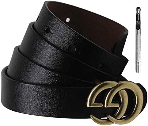 Womens Genuine Leather Belts Vintage Casual Thin Woman Belt For Jeans Shorts Pants Dresses