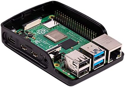 حقيبة راسبيري باي باي 4 الرسمية اسود رمادي Rpi4 Case Bg Amazon Ae