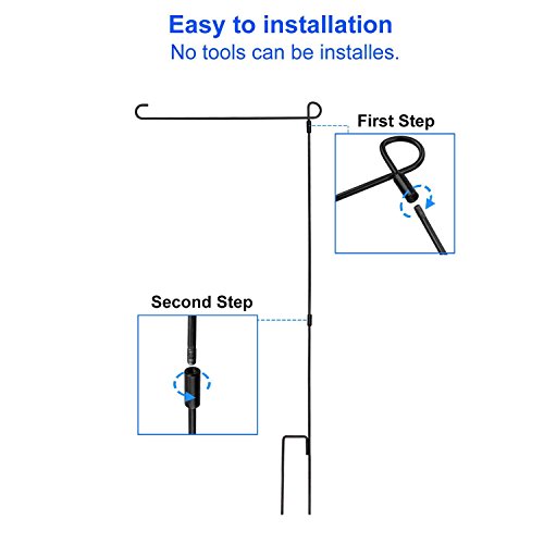 3 BonyTek+Flagpole+Wrought+Stopper+Anti+Wind