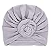 Awyjcas Newborn Baby Toddler Cotton Hat Babys Turban Kids Knotted Hat Cap Set (NR6)