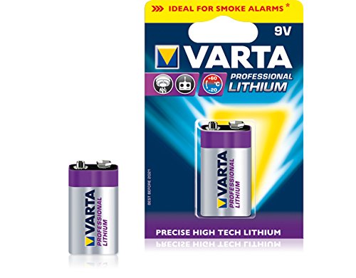 Varta Professional Lithium E-Block Batterie 9V 1200 mAh (6122)