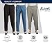 Pembrook Womens Jersey Knit Elastic Waist Pull On Pants Elastic Comfort