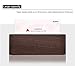 MaxGear Business Card Holder Wood Business Cards Holder for Desk Business Card Display Holder Desktop Business Card Stand for Office,Tabletop - Rectangle 2 Pack