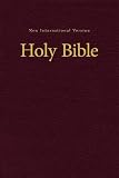 NIV, Value Pew and Worship Bible, Hardcover, Burgundy by 