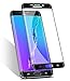 Elebase Galaxy S6 Edge Screen Protector, 3D CurvedTempered Glass,Anti-Scratch,9H Hardness,Full Coverage,Ultra HD Clear Anti-Bubble Film for Samsung Galaxy S6 Edge (Black)