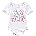Unisex Baby When God made me he said TA-DA! Infant Creeper