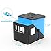 Universal Travel Adapter, International Power Adapter with 4 USB,European Adapter for UK,US,AU,CA,India 150+ Countries,All in One Travel Plug Adapter Europe (Blue New)