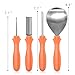 IREGRO Pumpkin Carving Kit, Heavy Duty Stainless Steel Pumpkin Carving Tools Set with 10 Carving Stencils for Halloween Pumpkin Sculpting