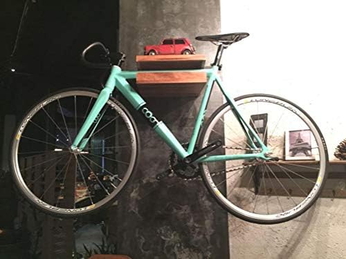 Handmade Bike Rack Bike Shelf Wood Wall Mount Minimalist Bike Storage Organizer, Affordable Bike Furniture Bike Display Art