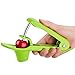 OMorc Cherry Pitter, Cherry Stoner with Food-Grade Silicone Cup, Space-Saving Lock Design and Lengthened Splatter Shield Dishwasher Safe