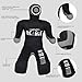 Deagle Master Smith MMA Grappling Submission Sitting Dummy (Black/Gray, 6FT)