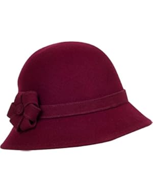 Molly Vintage Style Wool Cloche Hat