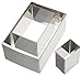 Ateco Pastry Rectangle Cutter Set 3pc, Plain Edge (5258)