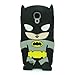 Minidandan Black 3d Cartoon Hero Batman Soft Silicone Back Case Cover Skin for Samsung Galaxy S4 I9500