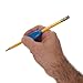 Home-X Soft Slip On Strain Reducing Ergonomic Pencil or Pen Grips, Blue, Set of 3