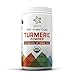 Certified Organic Turmeric Powder 16Oz - 1Lb. 100% Raw Curcumin - Fresh and Original. GMO and Gluten Free. Easy use and Triple protected container.