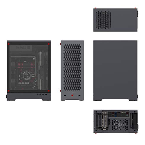 C1 Micro ATX Computer Case For PC 2022 Mid Tower Aluminum Alloy Large