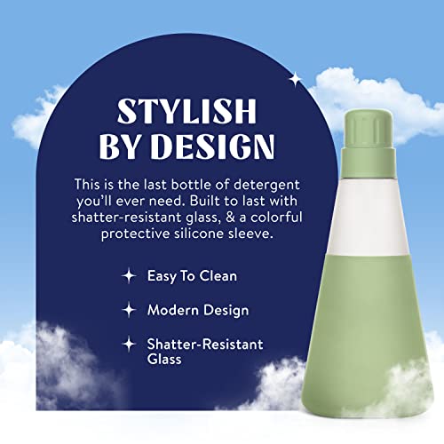 Cleancult Laundry Detergent Dispenser (20oz, 1 Pack) Refillable Glass