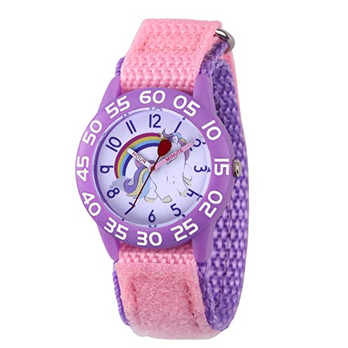 Red Balloon Kids' Plastic Time Teacher Analog Quartz Nylon Strap Watch