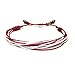Custom Colors String Bracelet for College, University, High School, Sports Team or Country Flag - Customized Cord Colors and Sizes Sports Fan Gift for Men Women and Kids by Rumi Sumaq