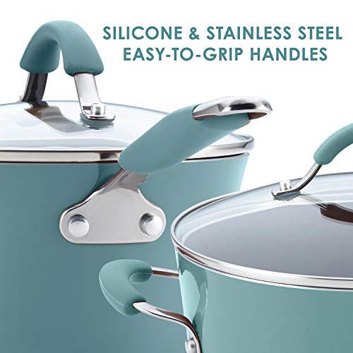 Rachael-Ray-Cucina-Nonstick-Sauce-PotSaucepot-with-Steamer-Insert-and-Lid-3-Quart-Agave-Blue