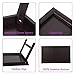 Zhuoyue Bamboo Bed Tray Table - Lap Tray Table for Breakfast in Bed, Dinner Serving Food Eating Tray