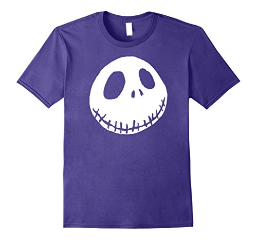 Mens Disney Nightmare Before Christmas Jack Smile T Shirt 2XL Purple