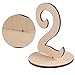 eZAKKA Table Number 1-20, Wooden Wedding Table Numbers with Holder Base for Wedding Party Home Decoration Vintage Birthday Event Banquet Anniversary Decor Catering Reception