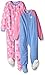 Gerber Little Girls' Toddler 2 Pack Blanket Sleepers, Cupcake, 4T