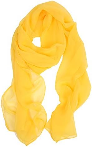 LibbySue-Silk Blend Ombre Oblong Chiffon Scarf